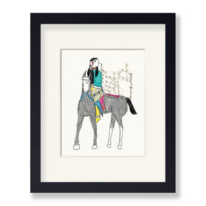 Grey Horse "Sitting Pretty" - US Giftware